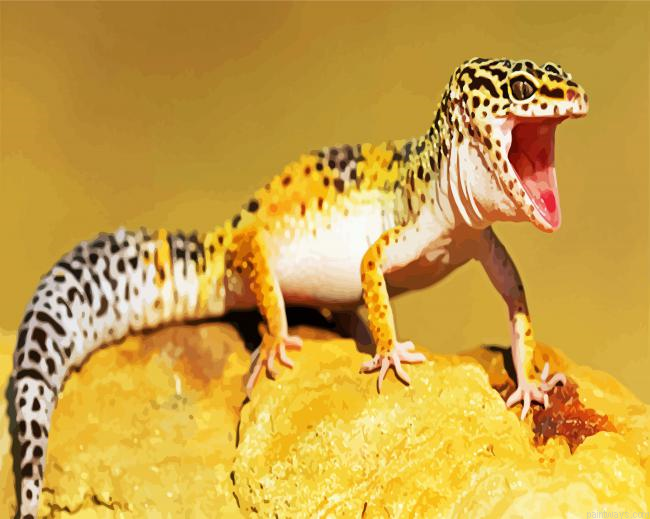 Angry Leopard Gecko Painting By Numberss.png