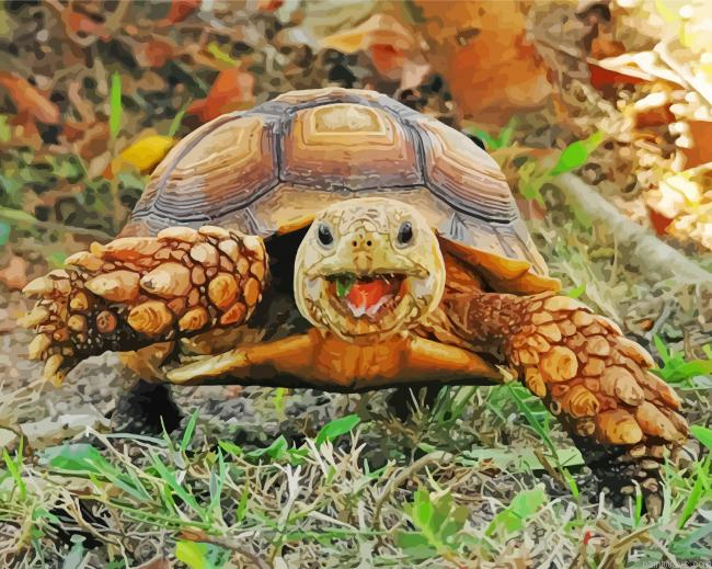 Animal Tortoise Painting By Numbers.png