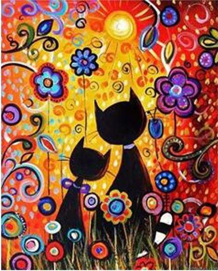 Animals Cartoon Animals Animals Painting By Numberss.png