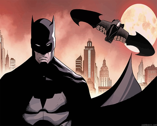 Animated Batman New Painting By Numberss.png