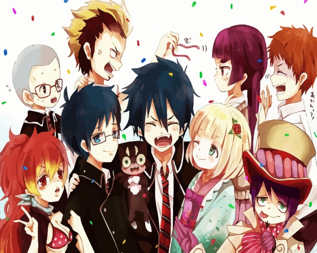 Anime Blue Exorcist Characters Painting By Numbers.png