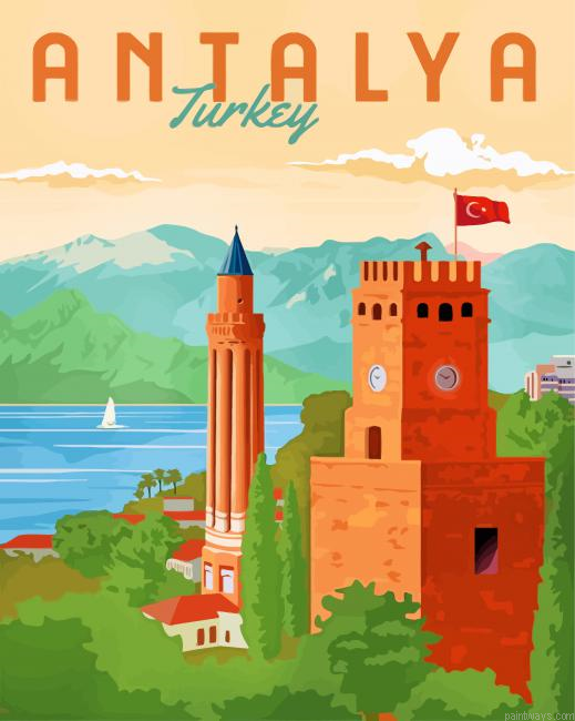 Antalya Turkey Painting By Numbers.png