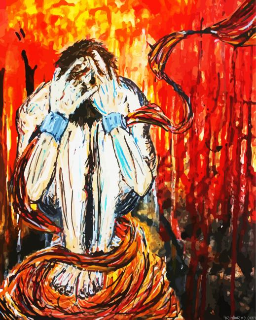 Anxious Man Painting By Numberss.png