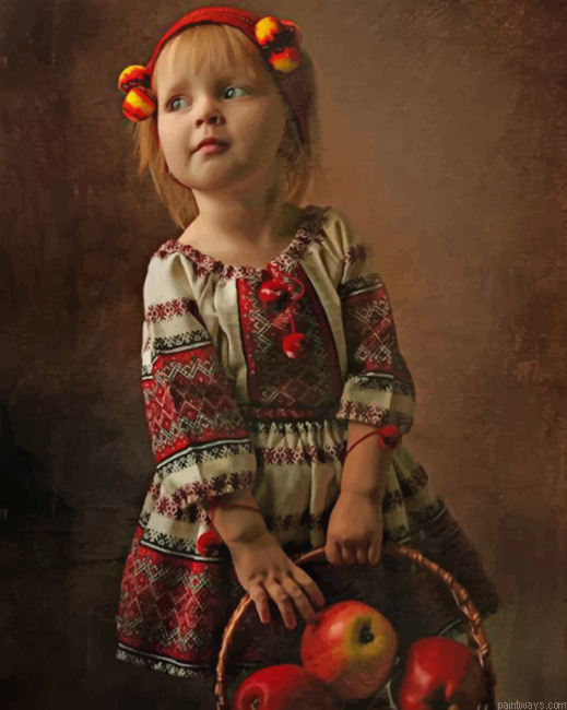 Apple Girl Painting By Numbers.png
