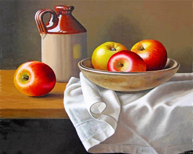 Apples Still Life Painting By Numbers.png