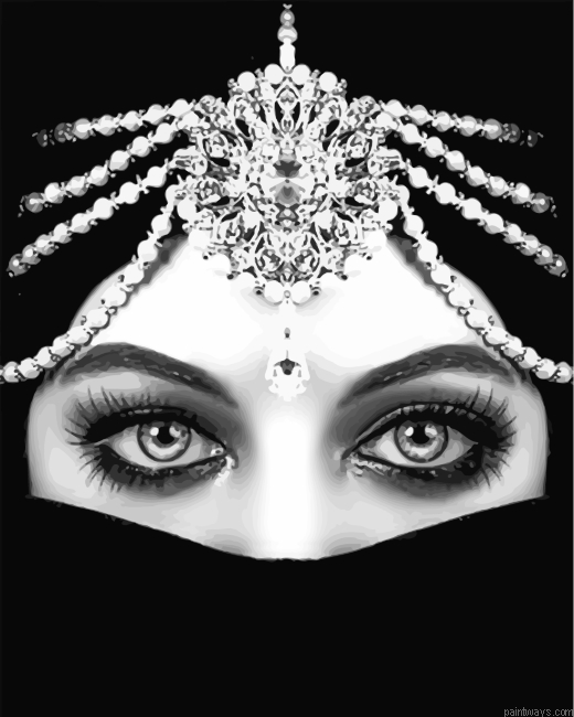 Arab Woman Painting By Numbers.png