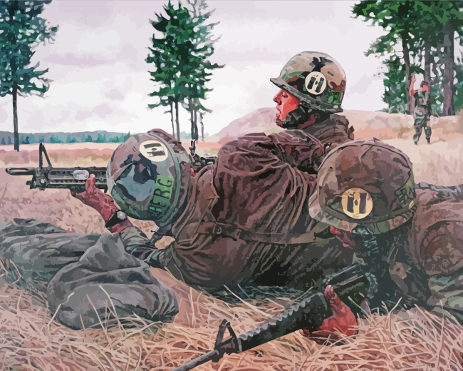 Army In Battle War Painting By Numberss.png