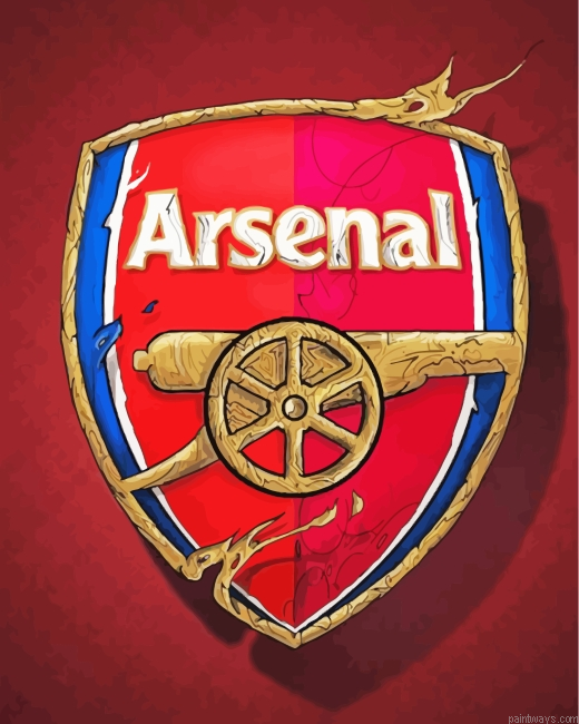 Arsenal Club Logo Painting By Numberss.png