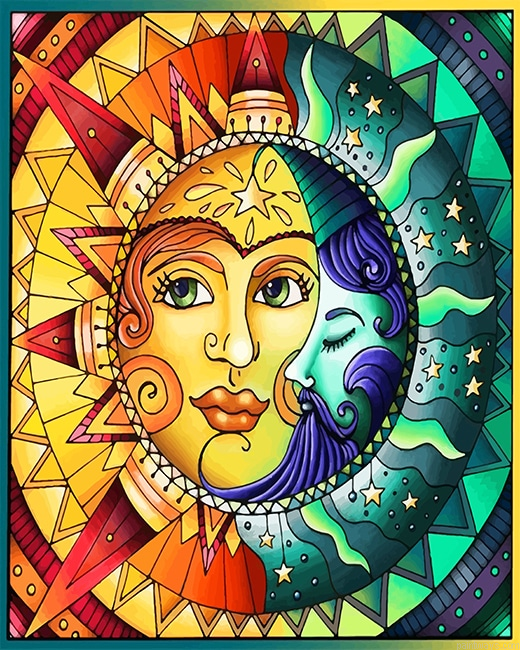 Art Sun And Moon New Painting By Numbers.png