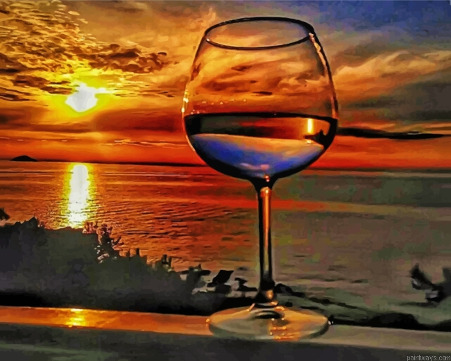 Artistic Sunset Painting By Numbers.png