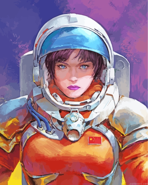Astronaut Girl Painting By Numbers.png