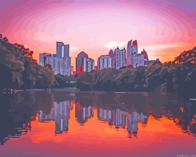 Atlanta At Sunset Painting By Numberss.png