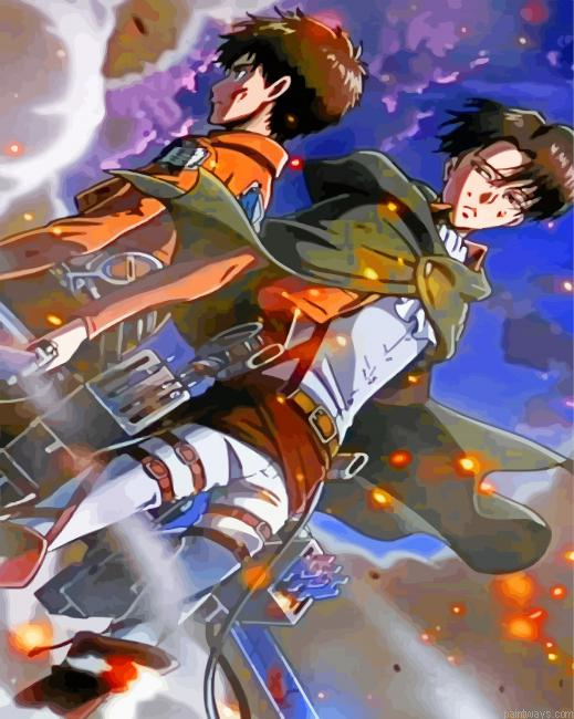 Attack On Titan Anime Painting By Numbers.png