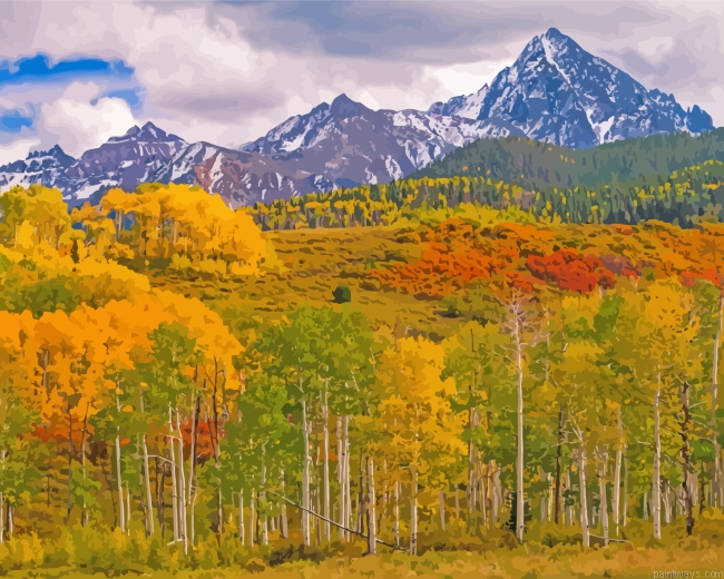 Autumn Fall Aspen Painting By Numberss.png
