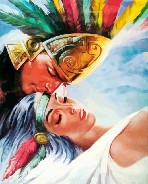 Aztec Couple Painting By Numbers.png