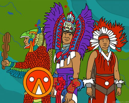 Aztec People Painting By Numbers.png