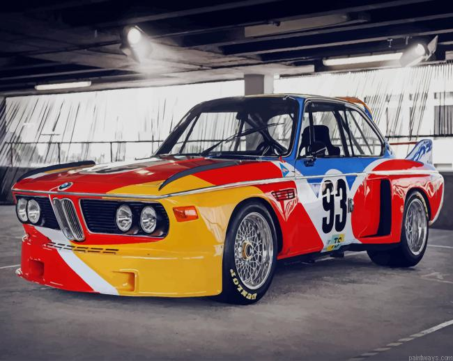 Bmw Racing Car New Painting By Numberss.png