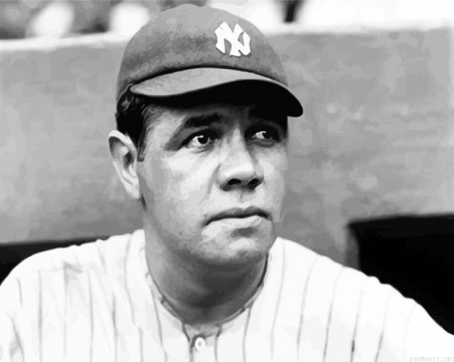 Babe Ruth Player Painting By Numberss.png