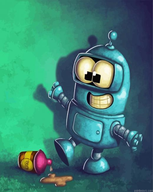 Baby Bender Robot Painting By Numberss.png