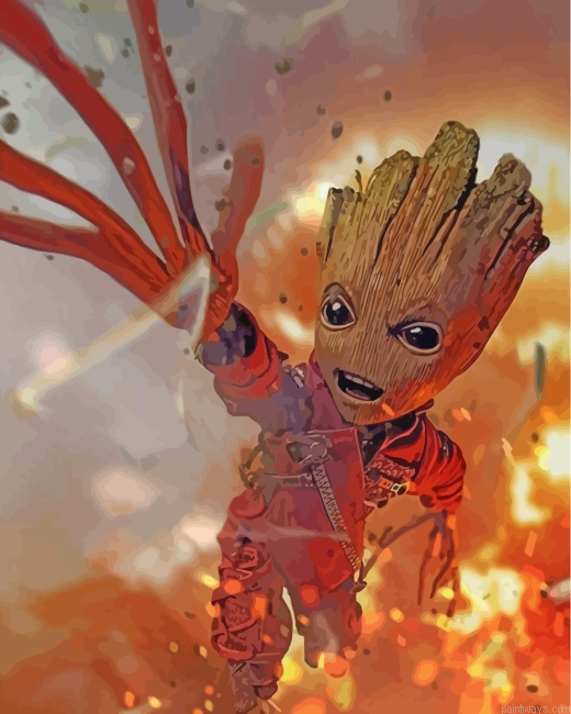 Baby Groot Painting By Numbers.png