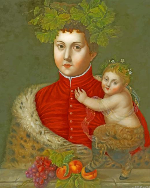Bacchus With Little Pan Painting By Numbers.png