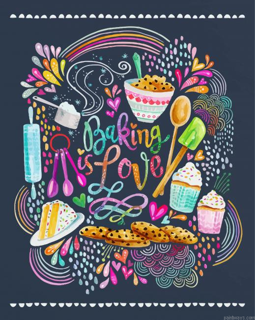 Baking Is Love Painting By Numberss.png