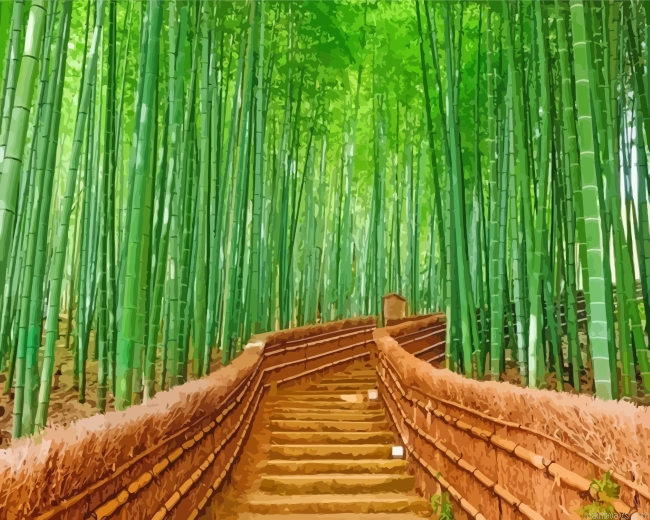 Bamboo Forest Painting By Numberss.png