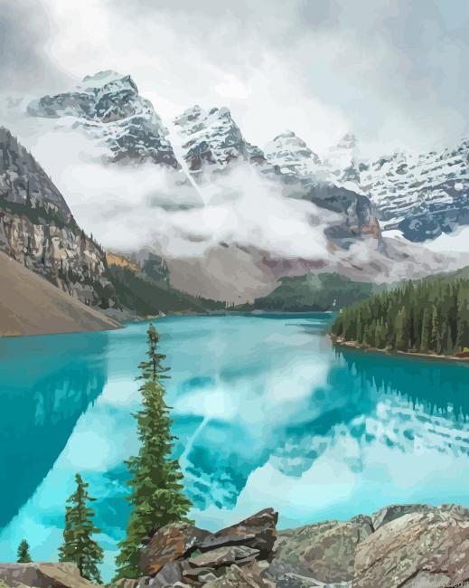 Banff National Park Canada New Painting By Numberss.png