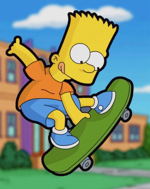 Bart Simpson New Painting By Numberss.png