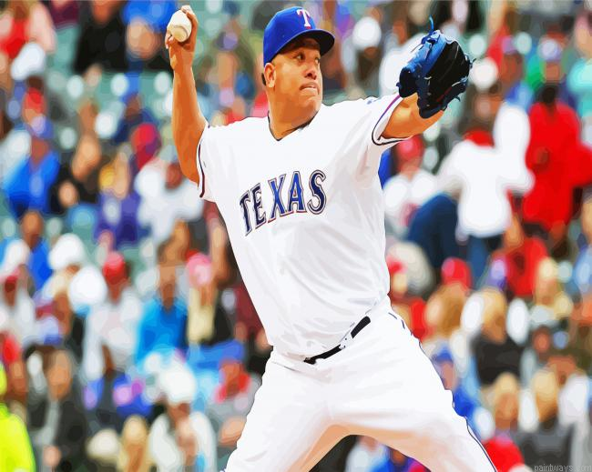Baseball Pitcher Bartolo Colon Painting By Numberss.png