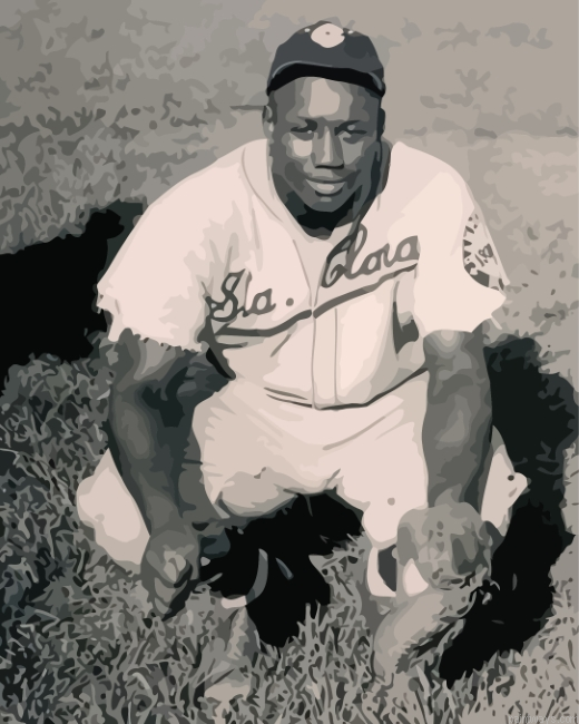 Baseball Player Josh Gibson Painting By Numbers.png