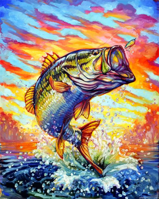 Bass Fish Painting By Numbers.png