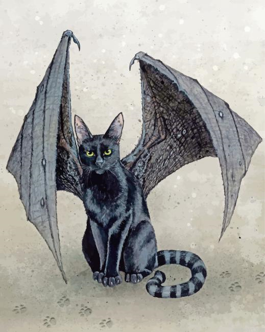 Bat Cat Painting By Numbers.png