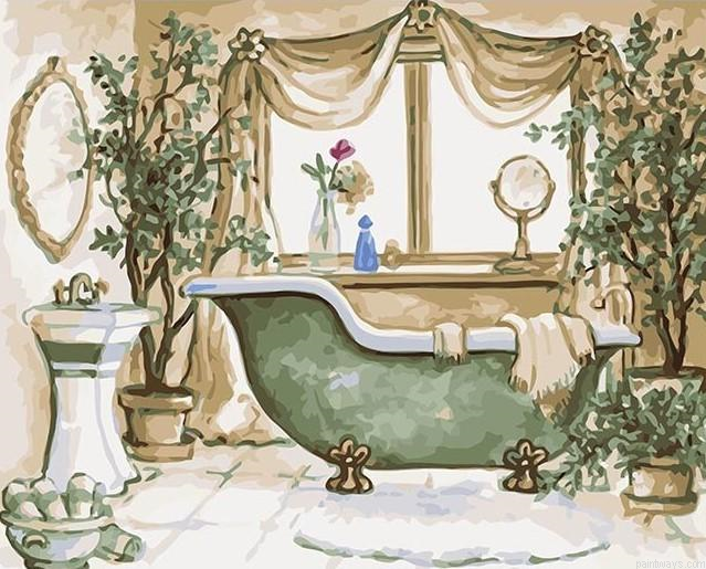 Bathtub Still Life Painting By Numberss.png