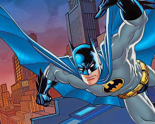 Batman Comic Character New Painting By Numberss.png