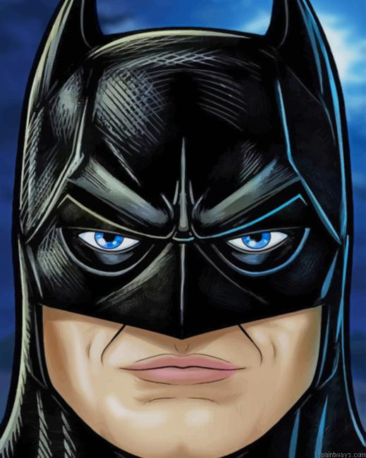 Batman Face New Painting By Numberss.png