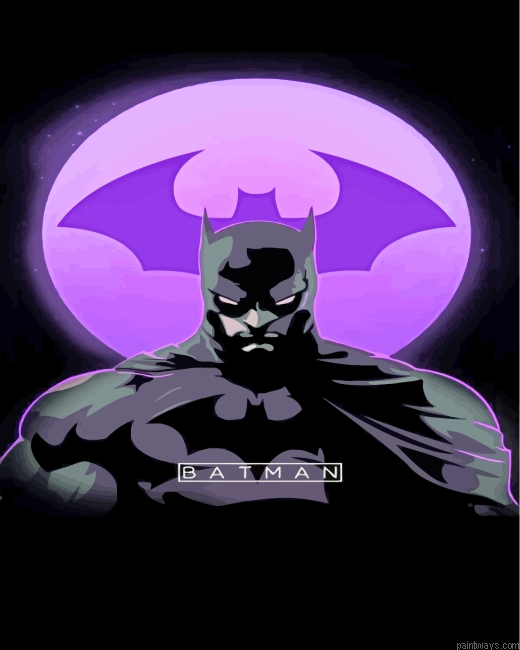 Batman Hero Painting By Numbers.png