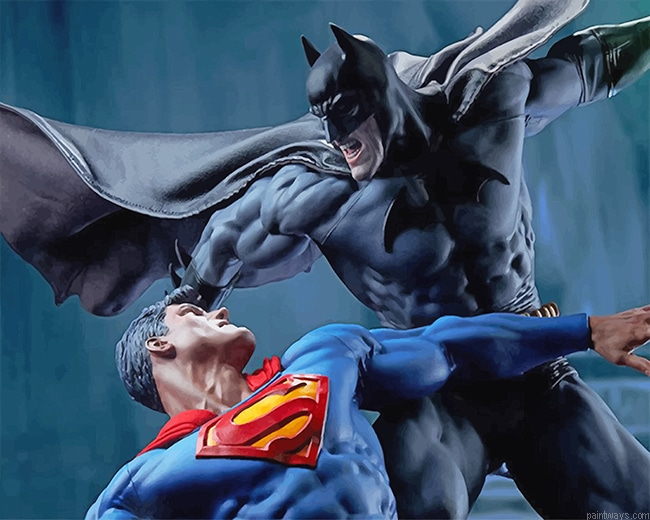 Batman Vs Superman New Painting By Numberss.png