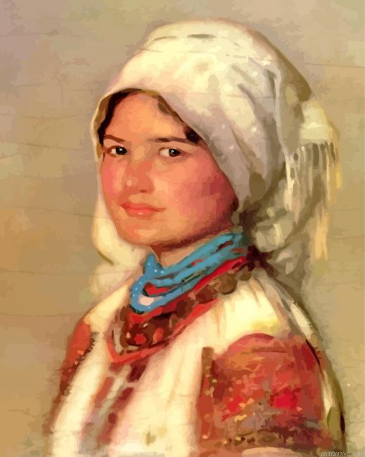 Bauerin Aus Muscel Painting By Numberss.png