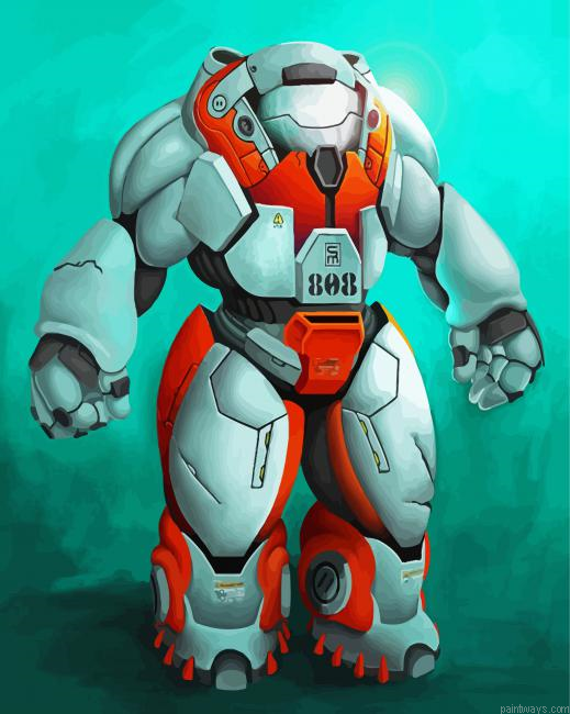 Baymax Character Painting By Numberss.png