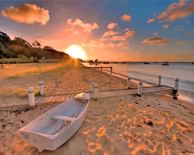Beach Sunrise Painting By Numbers.png