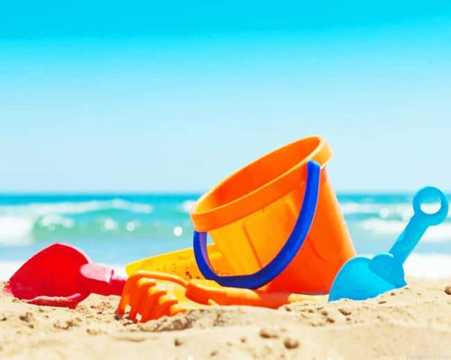 Beach Tools Photography New Painting By Numberss.png