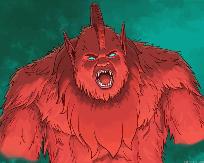 Beast Man Painting By Numberss.png