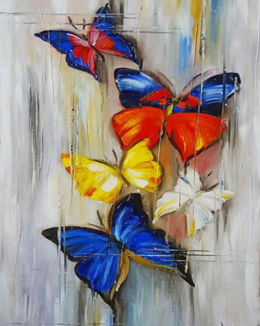 Beautiful Butterflies New Painting By Numberss.png