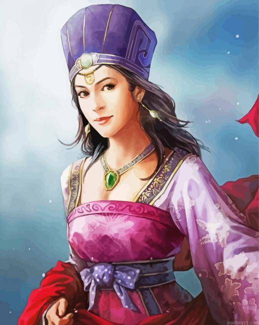 Beautiful Chinese Lady Painting By Numberss.png