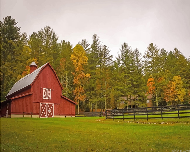 Beautiful Farm New Painting By Numberss.png
