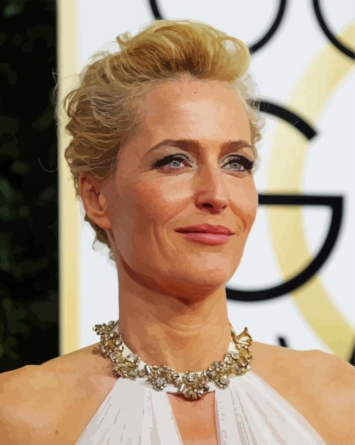 Beautiful Gillian Anderson Painting By Numberss.png