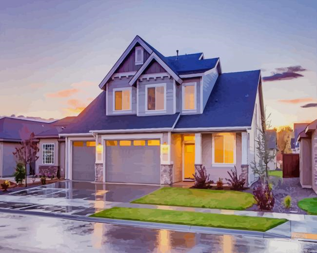 Beautiful House Style New Painting By Numberss.png