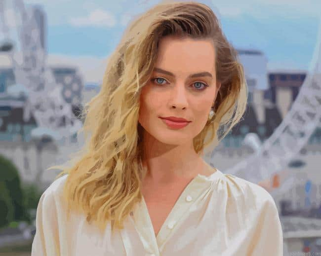 Beautiful Margot Robbie New Painting By Numberss.png