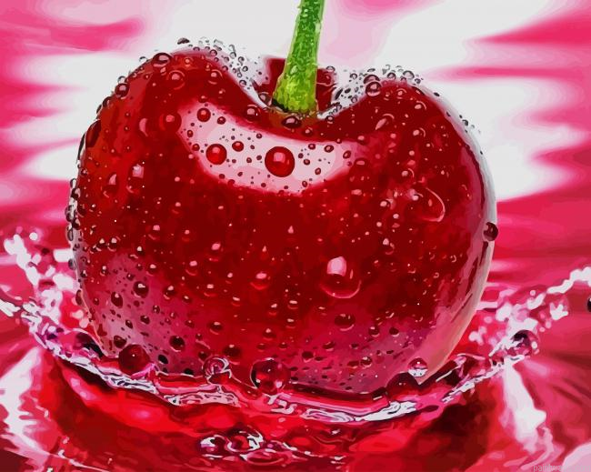 Beautiful Red Apple New Painting By Numberss.png